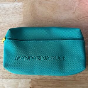 ❇️Mandarina Duck Turquoise Cosmetic Bag 2 for $22❇️